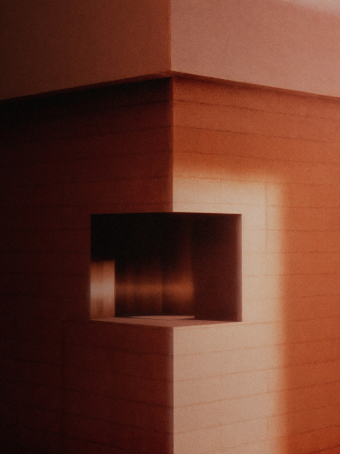 A terracotta niche